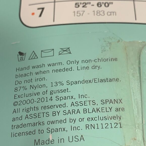 Spanx Assets sz 4 Black Textured Diamond NetTights Style 2404 NWT lot of 5 - Picture 9 of 13